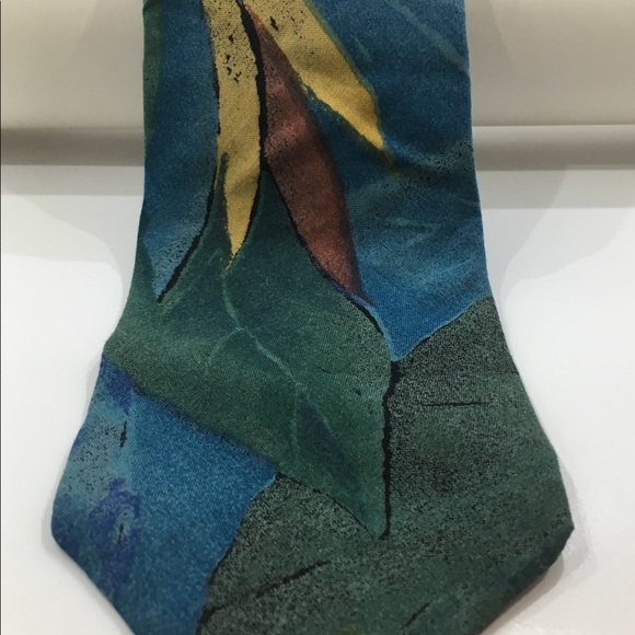 Menswear Necktie Adolfo 100% Rayon - Picture 4 of 7